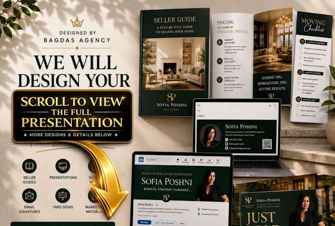design high end realtor branding for real estate professionals